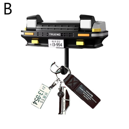 AE86 - Car Headlight Keychain Home and Decoration Creative Decoration for the Elderly Key Holder Wall House Key Hook Adhesive