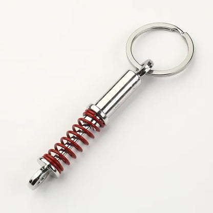 Creative Gear Head Keychain Speed Gearbox Keyring for Car Key Turbo Hub Brake Disc Pendant Shock Absorber Keys Holder Chain Ring