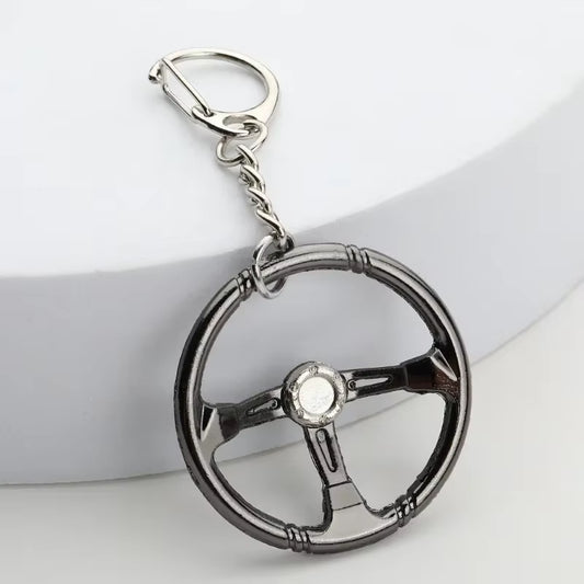 Creative Gear Head Keychain Speed Gearbox Keyring for Car Key Turbo Hub Brake Disc Pendant Shock Absorber Keys Holder Chain Ring