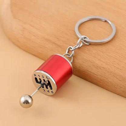 Creative Gear Head Keychain Speed Gearbox Keyring for Car Key Turbo Hub Brake Disc Pendant Shock Absorber Keys Holder Chain Ring